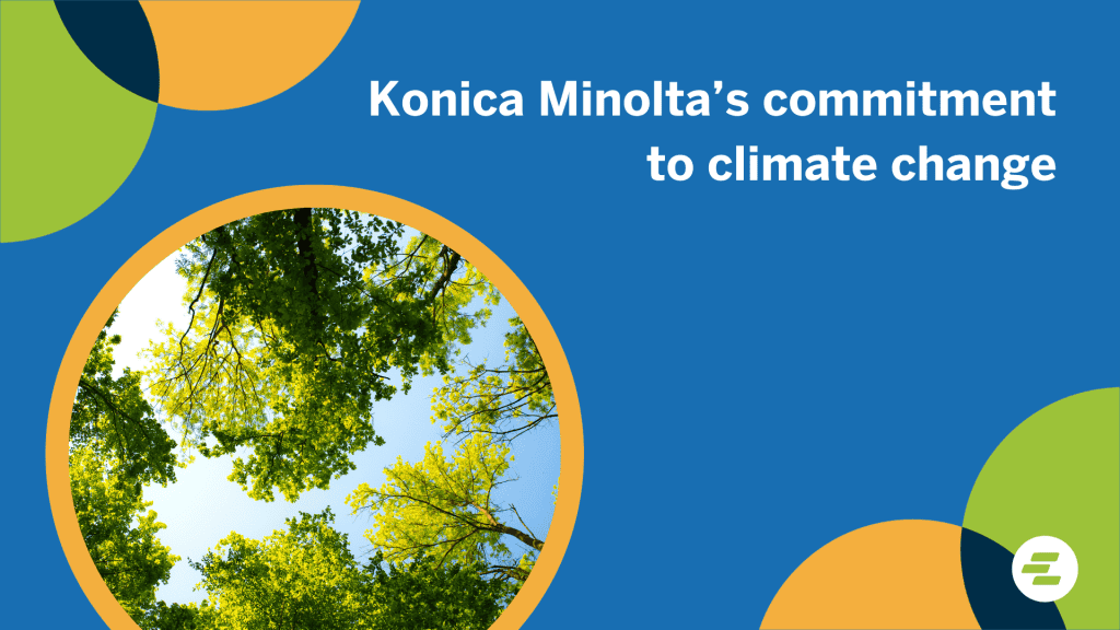 Konica Minolta’s commitment to climate change